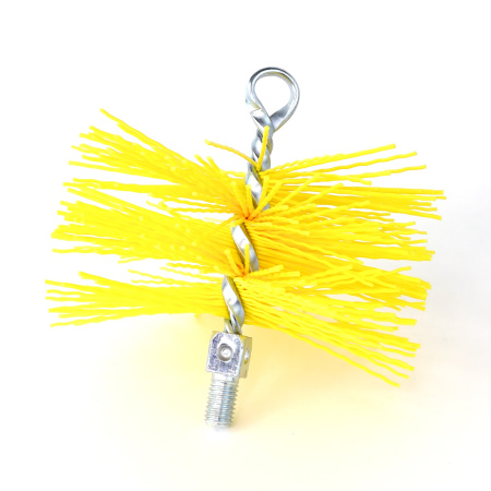 Щетка-ерш д150 мм для очистки каминов дымоходов котлов печей, нейлон - КонтурТерм