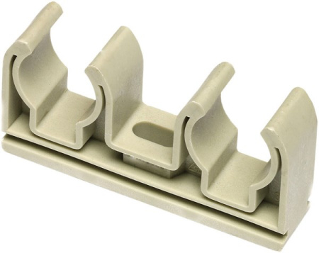 Крепление полипропиленовое двойное WAVIN д 32 - КонтурТерм