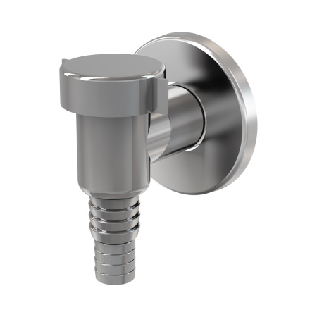 Сифон для стиральной машины наружный ALCA PLAST, хромированный  - КонтурТерм