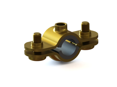 Держатель металлический для медной трубы 1х20-23мм NICZUK METALL-pl - КонтурТерм