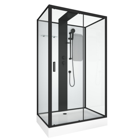 Кабина душевая гидромассажная GROSSMAN ELEGANS 120х80х217 см с низким поддоном - КонтурТерм