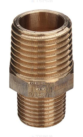 Ниппель бронза редукционный 1 1/4" х 1" Effebi - КонтурТерм
