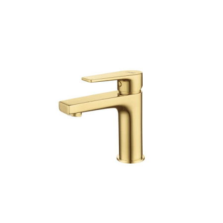 Смеситель для раковины CREAVIT Sharp, золото - КонтурТерм