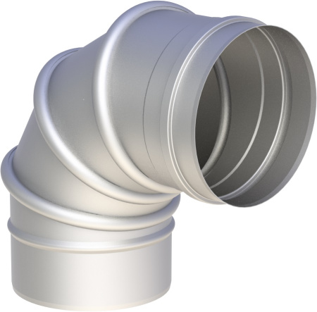 Колено дымоходное регулируемое Jeremias 0-90˚ 180/0.6 FU06101180 - КонтурТерм