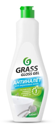 Средство чистящее для ванной комнаты, крем Gloss Gel, 0,5л - КонтурТерм