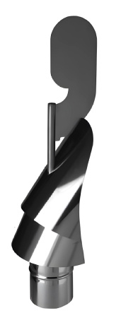 Окончание поворотное дымоходное Jeremias д 150 DKE150 - КонтурТерм