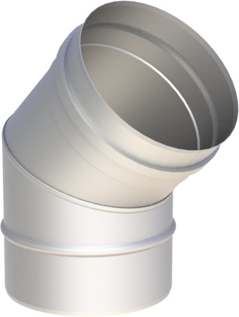 Колено дымоходное Jeremias 45˚ 120/0.6 FU0619N120 - КонтурТерм