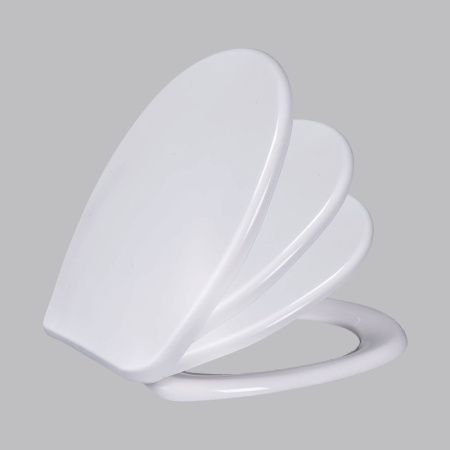 Сиденье для унитаза Metline Thermoplast Soft Close, овальное, белое - КонтурТерм
