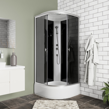 Кабина душевая Niagara Eco E90/26/TN 90х90х215 см, средний поддон - КонтурТерм