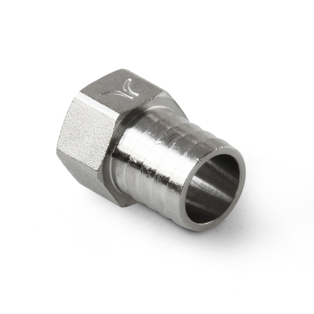  Штуцер латунь никелированный 12 * 1/2" рв