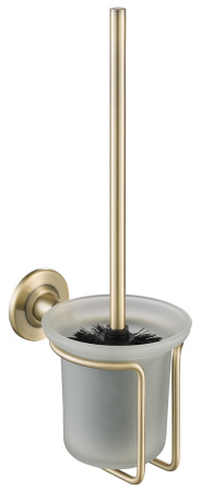 Ершик для унитаза настенный Timo Nelson Antic, бронза - КонтурТерм