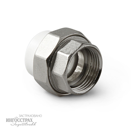 Соединение разборное полипропиленовое Berke д 20 х 3/4" РВ - КонтурТерм