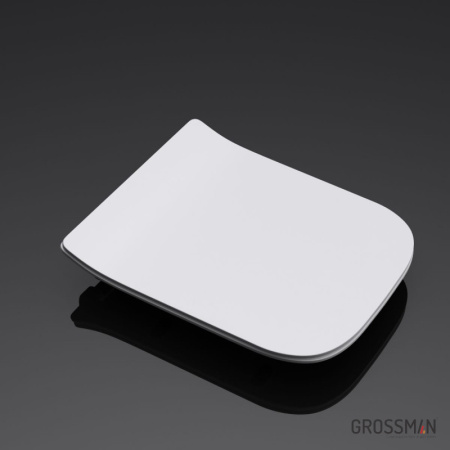Сиденье для унитаза Grossman GR-4447S/4445S Soft Close, белый - КонтурТерм