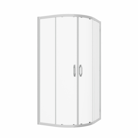 Уголок душевой 80х80х190 см Vento Tivoli, полукруглый, без поддона, профиль хром - КонтурТерм