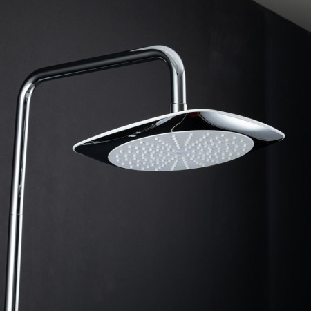 Система душевая со смесителем для ванны Gappo Noar G48, хром/белый - КонтурТерм