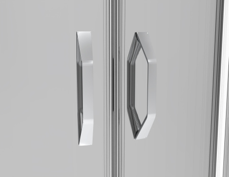 Уголок душевой 80х80х190 см Vento Tivoli, полукруглый, без поддона, профиль хром - КонтурТерм