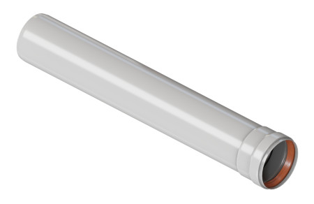 Труба дымоходная KRATS 500 мм д.80 мм  - КонтурТерм