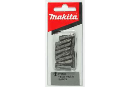 Бита PH3, 25мм, P-06074, Makita, (10шт/уп) - КонтурТерм