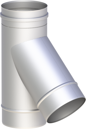 Тройник дымоходный Jeremias 45-60˚ 150/0.6 EW-FU16 - КонтурТерм