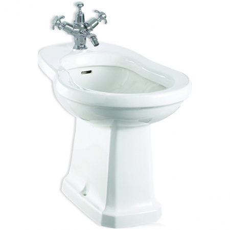 Биде напольное Burlington Classic, цвет белый - КонтурТерм