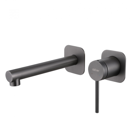 Смеситель для раковины скрытого монтажа ABBER Emotion, никель - КонтурТерм