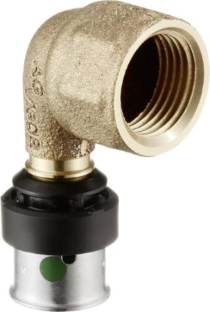 Колено-пресс Viega Smart-Press 25х3/4" РВ бронза - КонтурТерм