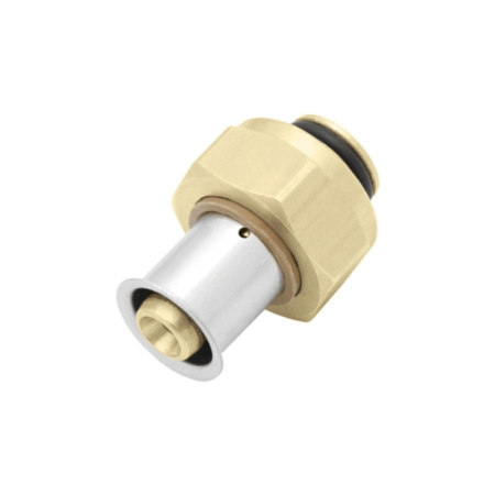 Соединитель-пресс конусный KAN Press 16 х 3/4" латунь  - КонтурТерм