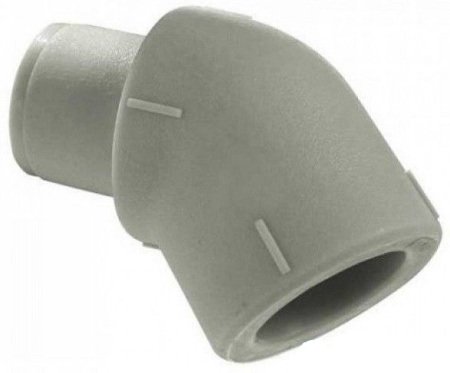 Колено ниппельное полипропиленовое KAN-therm д 16 45° - КонтурТерм