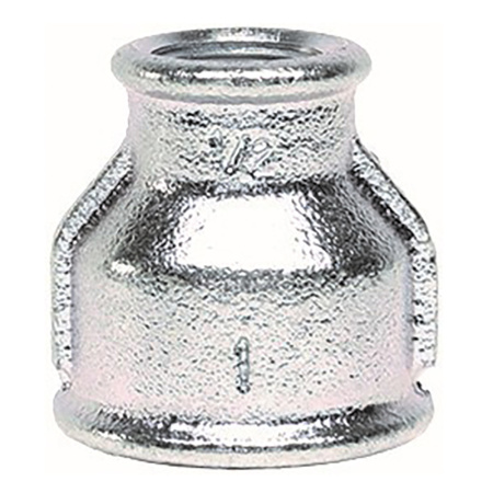 Муфта редукционная чугун оцинкованный GEBO 2" х 1" (РВ х РВ) - КонтурТерм