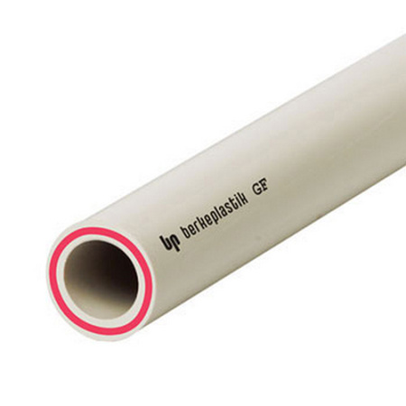 Труба полипропиленовая армированная стекловолокном Berke PN20 SDR7.4 д 63 х 8,6 (4м)  - КонтурТерм
