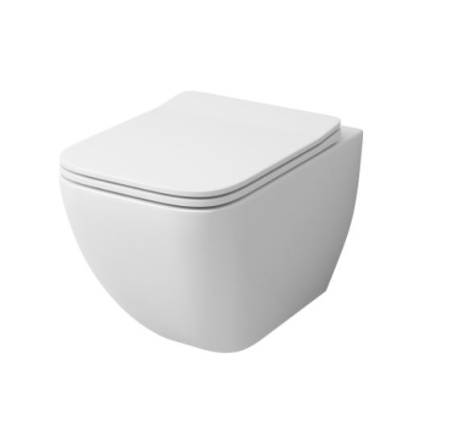 Унитаз подвесной Grossman GR-4447S безободковый, с сиденьем Soft Close - КонтурТерм