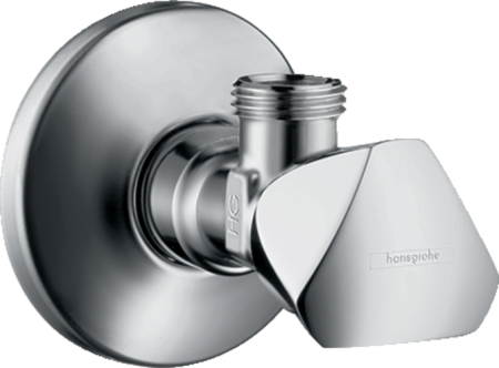 Кран угловой запорный 1/2'' - 3/8'' HansGrohe Talis E2, хром - КонтурТерм