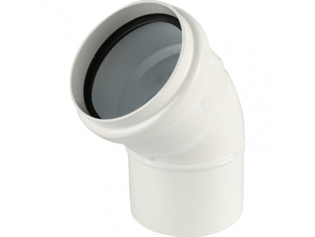 Колено дымоходное Ariston 45° д.80 мм комплект 2 штуки - КонтурТерм