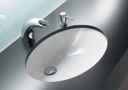 Раковина под столешницу Vitra Arkitekt 520х390 мм, овал, белый - КонтурТерм