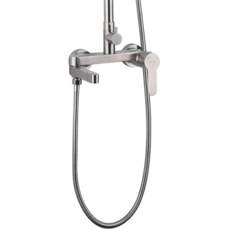 Система душевая со смесителем для ванны Gappo G99-30, сатин - КонтурТерм