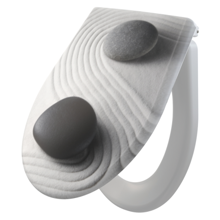 Сиденье для унитаза ALCA PLAST ZEN Soft close, универсальное, дюропласт - КонтурТерм