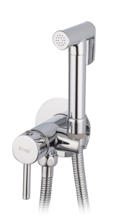 Смеситель гигиенический FRAP F7505-2, комплект, хром - КонтурТерм