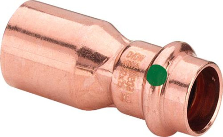 Муфта-пресс медная редукционная ниппельная VIEGA д 54 х 35 - КонтурТерм