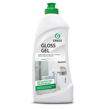 Средство чистящее для ванной комнаты, крем Gloss Gel, 0,5л - КонтурТерм