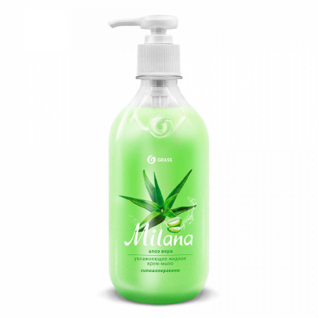 Жидкое крем-мыло "Milana" алоэ вера, с дозатором, 0,5л - КонтурТерм