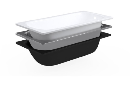 Ванна стальная 170x70x40 см Reimar, с ногами - КонтурТерм