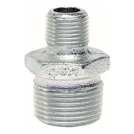 Ниппель редукционный чугун оцинкованный GEBO 3" х 2" (РН х РН) - КонтурТерм