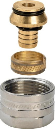 Зажим под евроконус для пластиковых труб Viega 3/4х16 латунь  - КонтурТерм