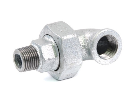 Соединение разборное ниппельное угловое GEBO 1/2" (РВ х РН) - КонтурТерм