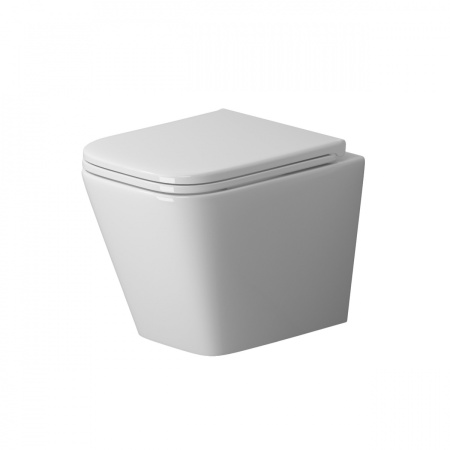 Унитаз подвесной Niagara Atrio безободковый, с сиденьем Soft Close, белый - КонтурТерм