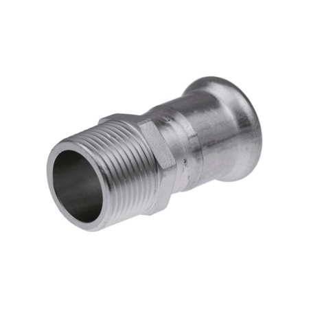 Соединитель из нержавеющей стали KAN-therm Inox д 15х1/2" РН - КонтурТерм