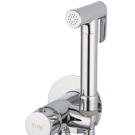 Смеситель гигиенический FRAP F7505-2, комплект, хром - КонтурТерм