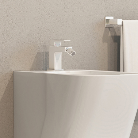 Смеситель для биде OMNIRES Parma белый/хром - КонтурТерм