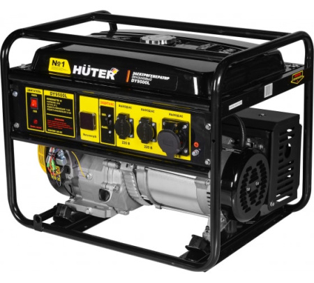 Генератор бензиновый 7,5 кВт, DY 9500 L, HUTER - КонтурТерм