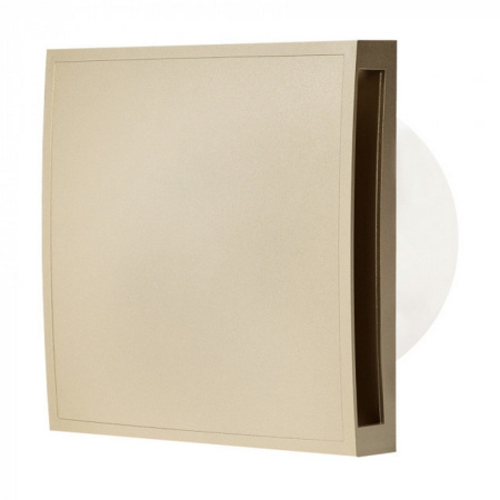 Вентилятор бытовой Europlast E-Extra с крышкой д 100 (золотистый) - КонтурТерм